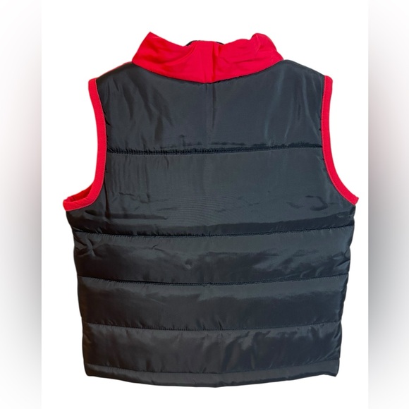 Jordan Jumpman Puffer Vest 2T Red Black Boys‎ Jacket Layering NWOT - Picture 2 of 5